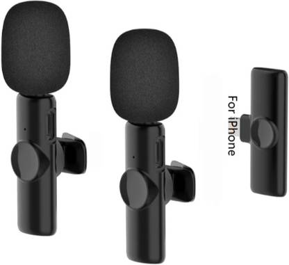 Y & SJ K9 DUAL WIRELESS MICROPHONE PLUG & PLAY FOR YOUTUBE,VIDEO RECORDING K30 Microphone