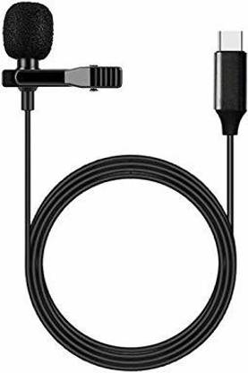 G2L Type C Collar Mic for Youtube, Vlog, Voice Recording | Lapel Mic Mobile, Laptop Microphone