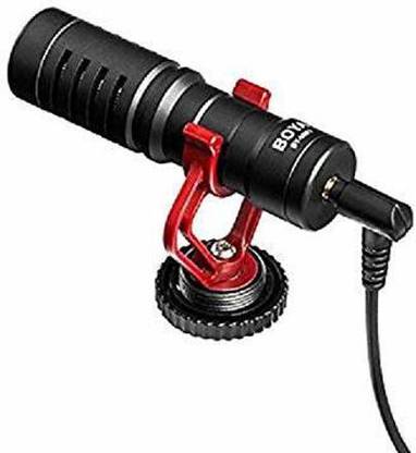 Boya BY-MM1 UPPER PREMIUM Black Color Wired Microphone For Podcast, Vlogging and Recording