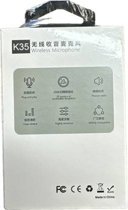 GUGGU KL110-MIC146-K35 3.5 MM WIRELESS MICROPHONE PLUG & PLAY FOR YOUTUBE Microphone
