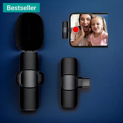 Clairbell Mic for YouTube K8: Livestream & Record Anywhere with Type-C Compatibility 100 Microphone