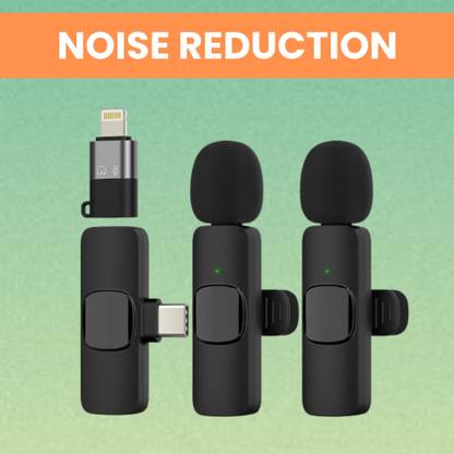 SACRO K9 Dual (Wireless Microphone) With Bluetooth Mic & Plug for Vlogging/YouTubP217 Microphone
