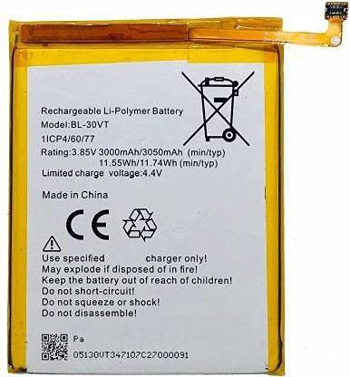 RAPPER Mobile Battery For  Tecno BL-30VT Tecno Camon SKY2 IN1 PRO / Tecno i5