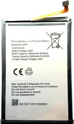 RAPPER Mobile Battery For  INFINIX BL-49FX / Infinix HOT 8 / X650C / X650B / X650D