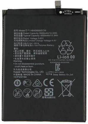 Mstore Mobile Battery For  Huawei HB406689ECW Huawei Y9-2019
