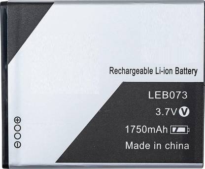 RAPPER Mobile Battery For  LAVA A59 LEB073 (1750mAh)100% Original Battery