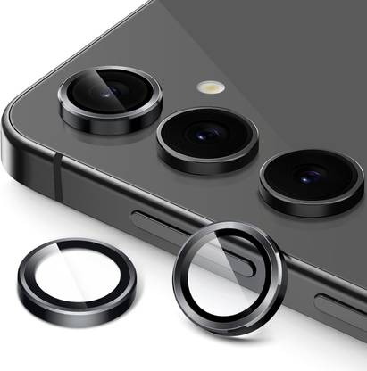 Besmon Back Camera Lens Ring Guard Protector for Samsung Galaxy S24 FE Back Camera Lens Ring Guard Protector Black