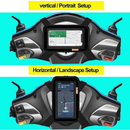 MICXO Mobile Holder Pouch Bag for Scoty motor bike mobile stand waterproof Bike Mobile Holder