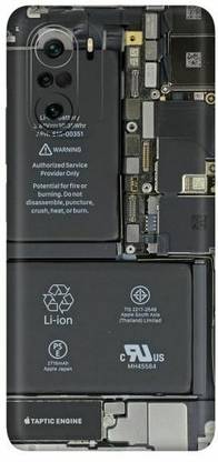 FCS Mi 11X, Mi 11X Motherboard Printed Back Skin Mobile Skin
