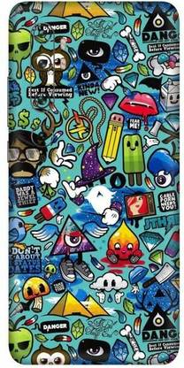 FCS Mi CC9 Pro, Mi CC9 Pro Wall Pattern Printed Back Skin Mobile Skin