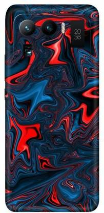 FCS Mi 11 Ultra, Mi 11 Ultra Red Motion Printed Back Skin Mobile Skin