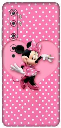 FCS Mi Note 10 Pro, Mi Note 10 Pro Mickey Mouse Printed Back Skin Mobile Skin