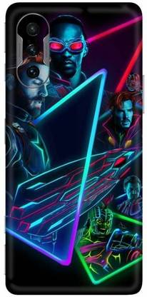 FCS Poco F3 GT (5G), Poco F3 GT (5G) Super Hero Printed Back Skin Mobile Skin
