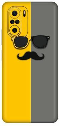 FCS Mi 11X Pro, Mi 11X Pro Moustache Printed Back Skin Mobile Skin