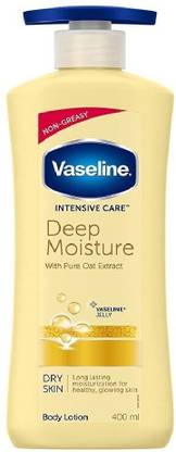Vaseline Deep Moisture With Pure Oat Extract (Dry Skin) Body Lotion 400ml Set (1)