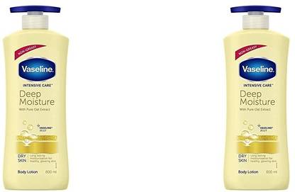 Vaseline DEEP MOISTURE NEW BODY LOTION (600 ML X 2 )