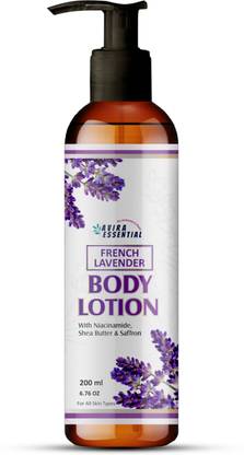 Avira Essential French Lavender Body Lotion For Deep Moisturizing | Shea Butter & Niacinamide