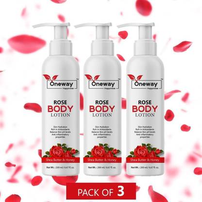 Oneway Happiness Rose Body lotion For skin Hydration