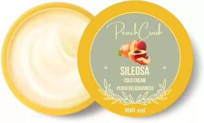SILEOSA Peach Extract Cream for Glowing Skin, Smooth Texture & Blemish Control Men Women