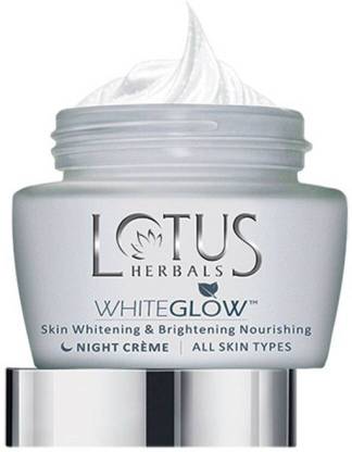 LOTUS HERBALS Whiteglow Skin Whitening & Brightening Nourishing Night Creme (40g)