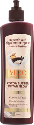 VLCC Cocoa Butter De-Tan Glow Body Lotion SPF 30 Pa+++ Radiant Skin  (800 ml)