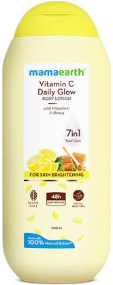 Mamaearth Vitamin C Daily Glow Body Lotion For Skin Brightening with Vitamin C & Honey