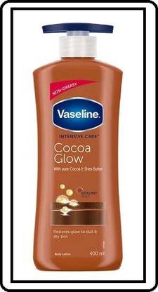 Vaseline Cocoa Glow Body Lotion with Cocoa And Shea Butter 400ml*1pcs