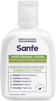 Sanfe Moisturising Lotion | Improves skin moisture barrier in 24 hour