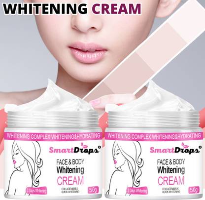 smartdrops Glowing Skin Cream | Face Whitening Cream | Unisex for Bright, Clean&Fresh Skin