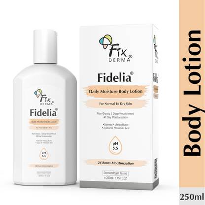 Fixderma Fidelia Daily Moisture Body Lotion for Deep Hydrating & Nourishing Dry Skin