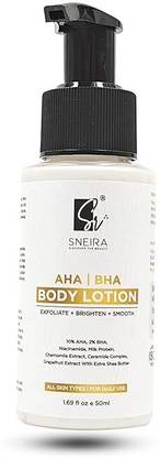 SNEIRA 5% NIACINAMIDE Body Lotion With Shea Butter, Deep Nourishment & Radiant Skin