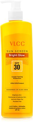 VLCC Bright Glow Sunscreen Body Lotion SPF 30 PA+++