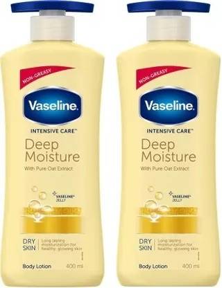 Vaseline MOISTURE BODY LOTION 400 ML X 2 (800 ml)