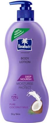 Parachute Advansed Deep Nourish Body Lotion for Women & Men, 100% Natural