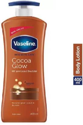 Vaseline COCOA GLOW WITH PURE COCOA & SHEA BUTTER BODY LOTION 400ML SET 1