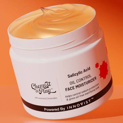 केमिस्ट एट प्ले Oil Control Face Moisturiser | Salicylic Acid | Mineral Oil & Petroleum Free