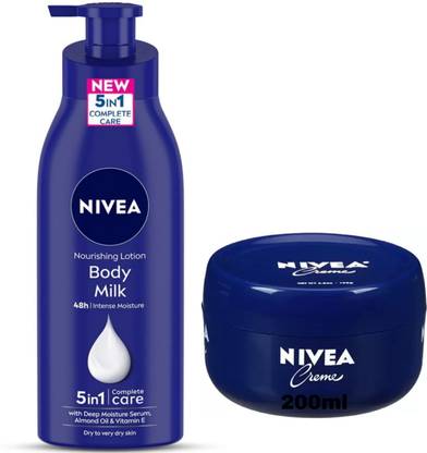 NIVEA Body milk Body lotion 400ml ,Blue cream 200ml