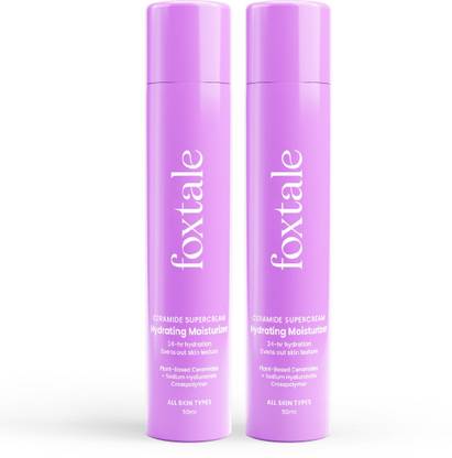 Foxtale (Pack of 2) Ceramide Supercream Hydrating Rich Moisturizer - 50ml