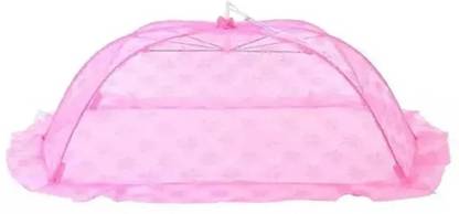 TAPODHANI ENTERPRISES Foldable Full Cover Baby Mosquito Net Umbrella Net For Infant HDPE - High Density Poly Ethylene Washable Infants Mosquito Net