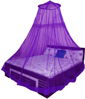 THEWAVE CREATION Polyester Adults Washable mosquito_net_Purple_THEWAVE CREATION463 Mosquito Net