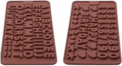 Tedemel Alphabet & Numeric Silicone Chocolate Mould Truffle Chocolate Shaver