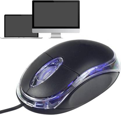 NKL Stylish USB Wired Gaming Mouse With Lights for Computer 108 Wired Ambidextrous Optical  Gaming Mouse