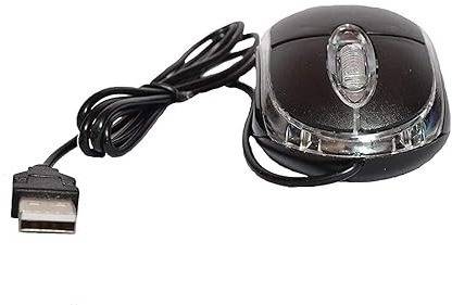 NKL Stylish USB Wired Gaming Mouse With Lights for Computer 107 Wired Ambidextrous Optical  Gaming Mouse