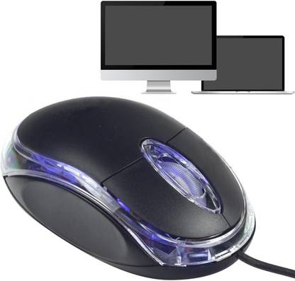 NKL Stylish USB Wired Gaming Mouse With Lights for Computer _110 Wired Ambidextrous Optical  Gaming Mouse