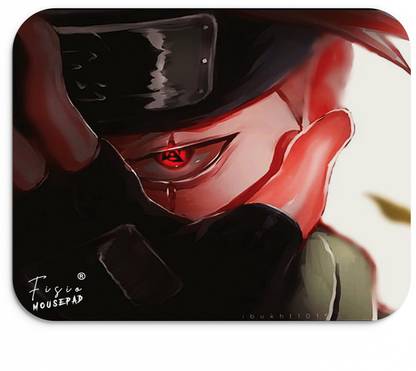 Fisio Anime Mousepad Printed Kakashi from Naruto Gaming Accessories Laptop Computer Non Slip Base Mousepad