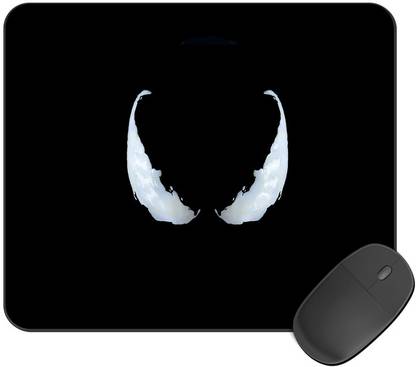 Kirmada Printed Venom Eyes Mouse Pad Super Smooth Surface Non Slip Base Mousepad