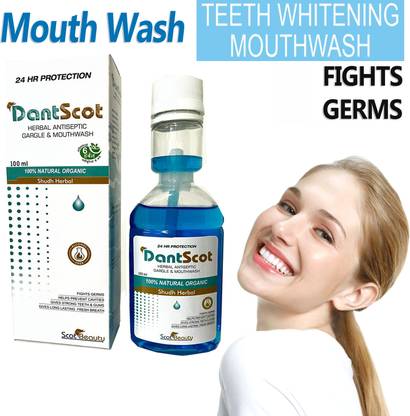 scotbeauty Lemon Mint Mouthwash | Vitamin C Mouth Freshener For Dental Hygiene - Mint
