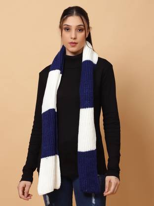 vesture Striped Women Muffler
