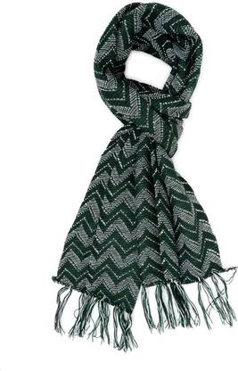 Atooz Solid, Striped, Applique, Embellished, Self Design Men Muffler