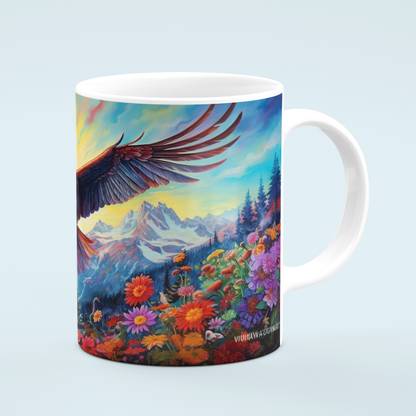BE UNIQUE 3D Design Printed FC058 Ceramic Coffee Mug